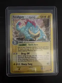 Pokemon TCG Feraligatr Pokemon Dragon Frontiers 2/101 Rare - LP Condition - Image 2