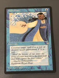 Hydroblast X1 Ice Age Ex+ Condition See Pics Front/back - Image 1