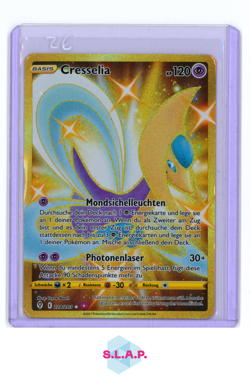 CRESSELIA POKEMON 228/203 2021 EVOLVING SKIES GOLD FOIL GERMAN - Image 1
