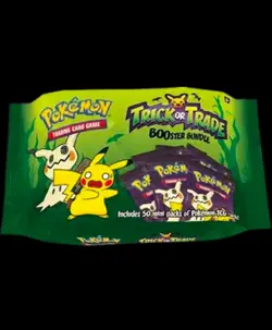 Sealed Bundle of 50 Packs of Trick Or Trade Booster Packs Pokemon TCG New 820650852572 - Image 1