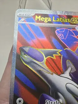 NM- Mega Latias ex 163/132 ME01: Mega Evolution AUTHENTIC Pokemon Card - Image 3