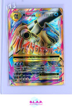 M TURTOK EX POKEMON 102/108 2016 XY EVOLUTIONS GERMAN - Image 1