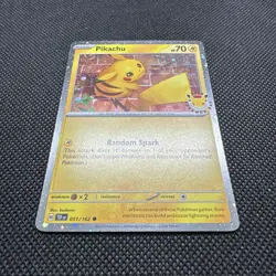 Pokemon Pikachu 051/162 Pokemon Day 2026 Stamped 30th Anniversary Cosmos Holo - Image 4