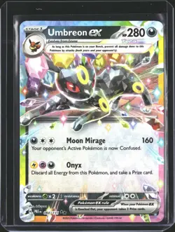 Umbreon ex 060/131 Holo Double Rare Prismatic Evolutions Pokemon NM/M - Image 1