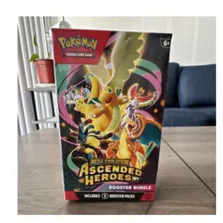 Pokemon Mega Evolution Ascended Heroes Booster Bundle Box Sealed 6 Packs - Image 1