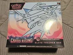 Chaos Rising Pokemon Center ETB Elite Trainer Box IN HAND Sealed - Image 1