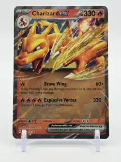 2024 Pokemon Scarlet & Violet Black Star Promo Charizard EX SVP161 #161 NM - Image 1
