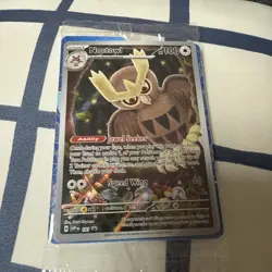 Noctowl Pokemon SVP 141 Full Art Illustration Rare Black Star Promo Sealed NM - Image 1