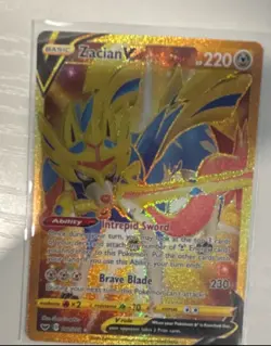 Pokemon Zacian V (Secret) 211/202 Swsh01: Sword & Shield Holo - Image 1