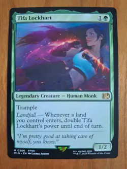 Tifa Lockhart FIN 206 Rare Final Fantasy Universes Beyond Landfall NM MTG - Image 1