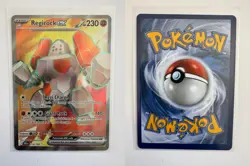 REGIROCK EX 214/182 DESTINED RIVALS ULTRA RARE POKEMON NM/M PLANETA MOCHIZUKI - Image 3