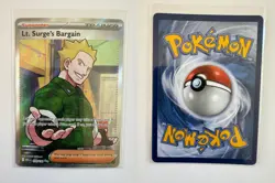LT. SURGE'S BARGAIN 170/132 MEGA EVOLUTION POKEMON NM/M HIDEKI ISHIKAWA - Image 3