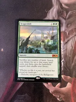 MtG Scapeshift - NM - Core Set 2019 M19 - Image 1