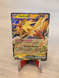 Pokemon TCG Zapdos ex 145/165 Sv: Scarlet & Violet 151 Holo DR 200HP - Image 1