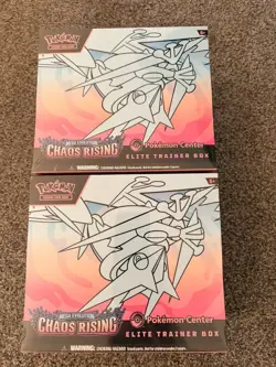 2 x Pokemon TCG Chaos Rising Pokemon Center ETB Sealed -IN HAND 🔥🔥 - Image 2