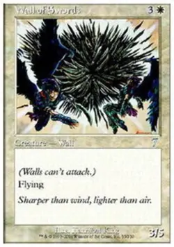 [1x] Wall of Swords - Foil Near Mint, English Seventh Edition MTG Magic - Image 1