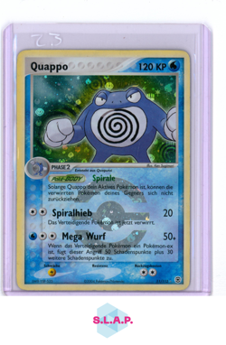 POLIWRATH POKEMON 11/112 2004 EX FIRERED & LEAFGREEN REVERSE HOLO GERMAN - Image 1
