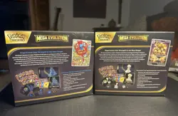 Pokemon Mega Evolution Elite Trainer Box ETB Set of 2 Sealed Gardevoir & Lucario - Image 4