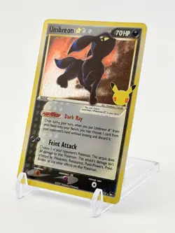 Pokemon TCG Umbreon Gold Star 17/17 Celebrations Holo Card Classic Collection - Image 2