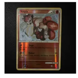 Pokemon Vulpix 75/98 Next Destinies Reverse Holo Common Basic 50 HP English 2011 - Image 1