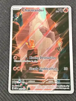 Charmander 168/165 Holo Illustration Rare Scarlet & Violet 151 Pokemon Card - Image 1