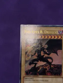 Yugioh! Red Eyes Black Dragon YAP1-EN002 Ultra Rare Near Mint English - Image 4