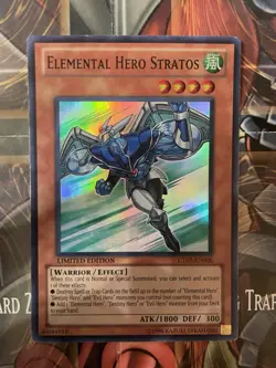 Yugioh Elemental HERO Stratos CT07-EN006 2010 Collectors Tins Limited Edition LP - Image 1