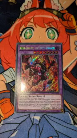 YuGiOh! | Alba-Lenatus the Abyss Dragon | DIFO-EN035 Secret Rare 1st Ed. | NM - Image 1