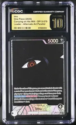 OP13-079 Imu Leader - Alt Art - One Piece TCG - English Cgc Pristine 10 - Image 1