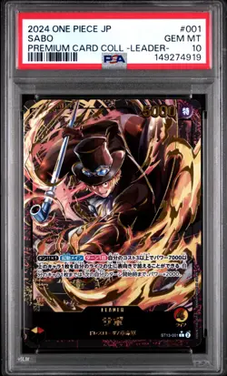 Psa10 2024 One Piece JP Sabo Premium Card Collection Leader #001 - Image 1