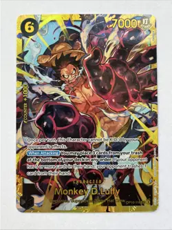 One Piece CCG Monkey D. Luffy OP10-118 English NM SEC - Image 1