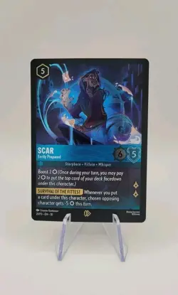 Disney Lorcana TCG: Scar - Eerily Prepared Promo 21/P3 Regular - NM - Image 1