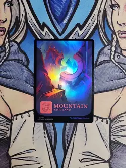 1x Mountain Full Art FOIL 290 - NM/M LCI MTG Magic - Image 1