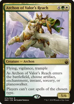 Archon of Valor's Reach [Battlebond] Magic MTG - Image 1