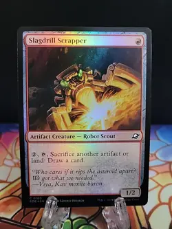 Slagdrill Scrapper *FOIL Common* Magic MtG x1 Edge of Eternities - Image 1