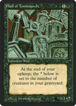 Wall of Tombstones [Legends] Magic MTG - Image 1