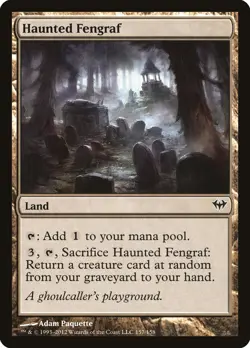 Haunted Fengraf [Dark Ascension] Magic MTG - Image 1