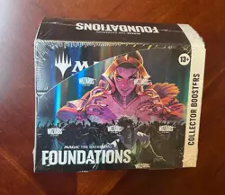MTG Foundations Collector Booster Box English NEW SEALED - Magic the Gathering - Image 1