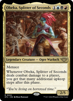 Obeka, Splitter of Seconds [Outlaws of Thunder Junction] Magic MTG - Image 1