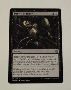 MTG Drown in Ichor - Phyrexia All Will Be One LP - Image 1