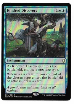 MTG Kindred Discovery FOIL Battle for Baldur's Gate (CLB) Rare #081 Unplayed - Image 1