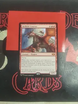 Magic The Gathering Commander Dragonstorm "Hellkite Courser" 0218 MYTHIC NM - Image 1