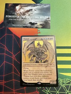 Tiamat Foil Secret Lair Here Be Dragons - Image 1