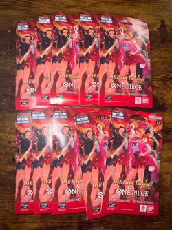 One Piece TCG EB03 Heroines Edition Booster Blister Pack NEW/SEALED (Lot of 10) - Image 1