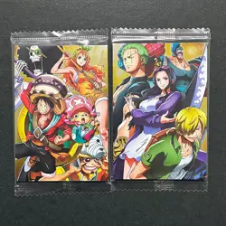 S6536 Straw Hat Crew Japan One Piece Stampede Movie Wafer Cards SEALED YM11 - Image 1