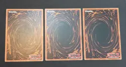 Yugioh Blue Eyes White Dragon LDK2 Unlimited 3 Card Set Excellent Condition - Image 3