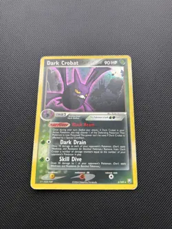Pokemon Card EX Team Rocket Returns Holo Dark Crobat 3/109 - Image 1