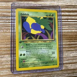 Oddish 68/111 Neo Genesis 1st Edition Pokemon Card LP-NM - Image 1
