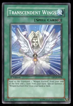 Transcendent Wings #DP1-EN018 Yu-Gi-Oh TCG trading card - Image 1