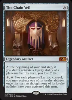 MTG English The Chain Veil NM Foil Magic 2015 Core Set - Image 1